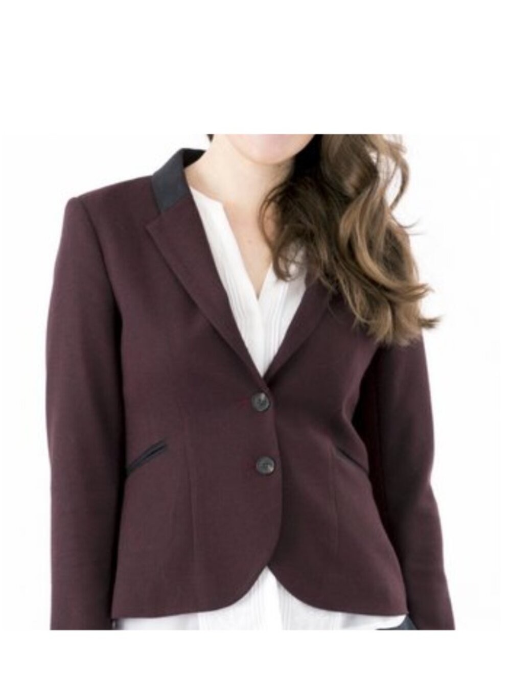 H&M Burgundy Blazer Women’s Size 4